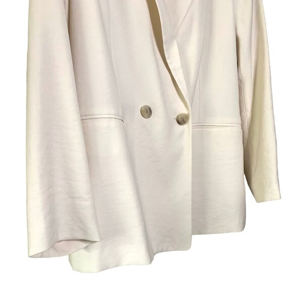 NWT Cream Dbl Breasted Blazer, H&M, S - Picture 3 of 6